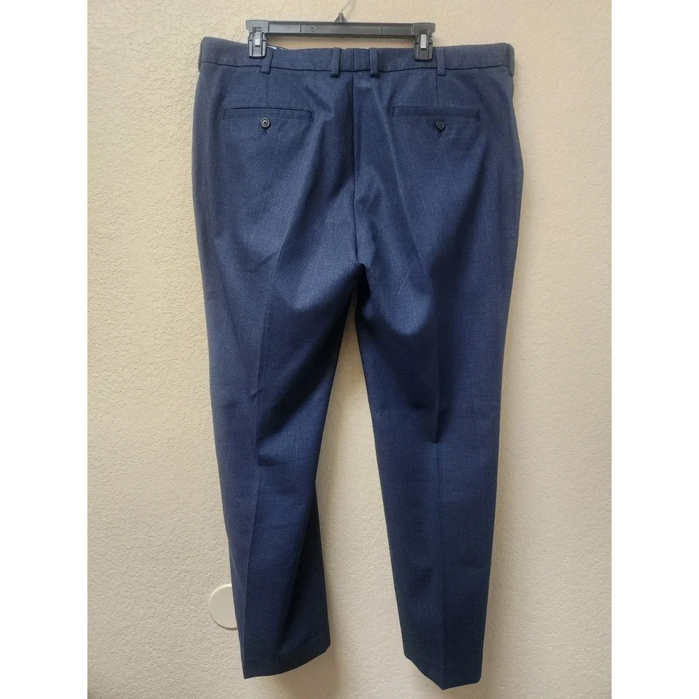 Brooks Brothers Men's Blue Chino Dress Pants Clark Fit W42/L30 Cotton